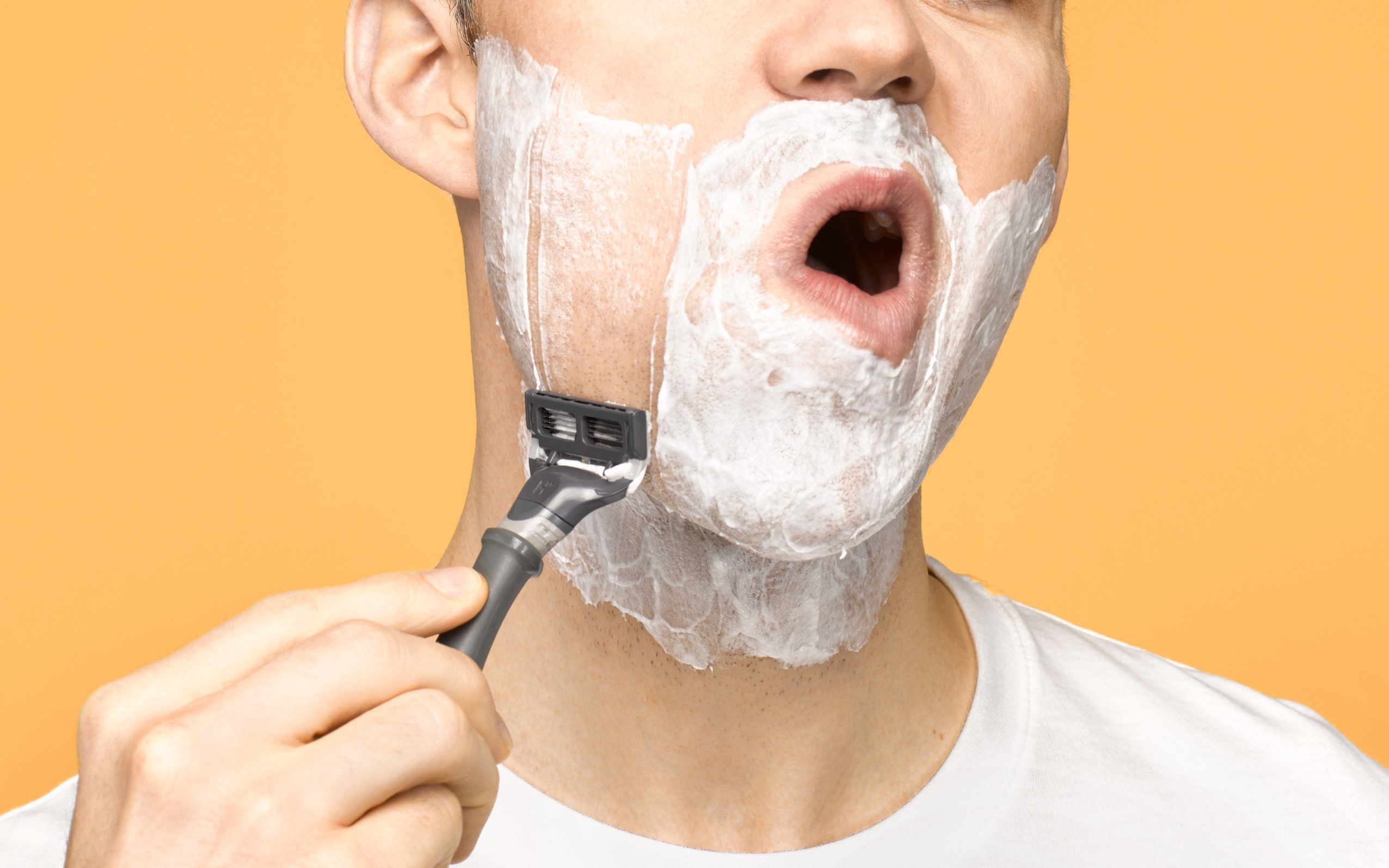 Shaving Cream Helps You Shave Less
